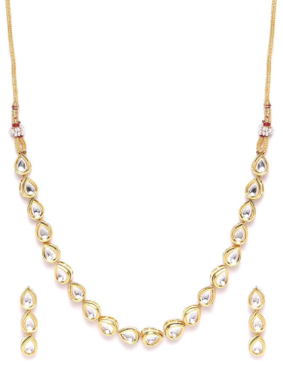 Women's Kundan Gold Plated Jewellery Set - Priyaasi