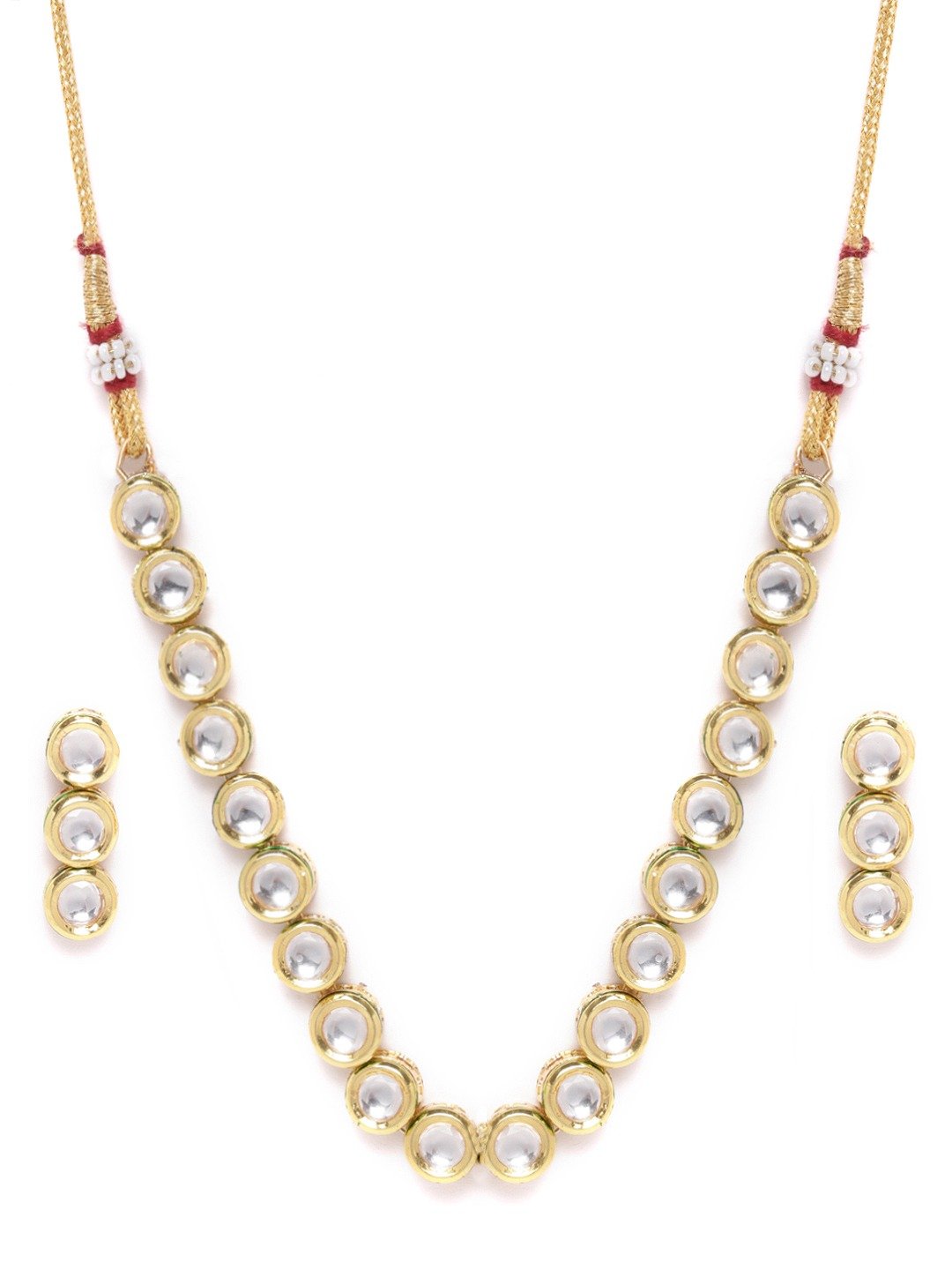 Women's Kundan Gold Plated Jewellery Set - Priyaasi