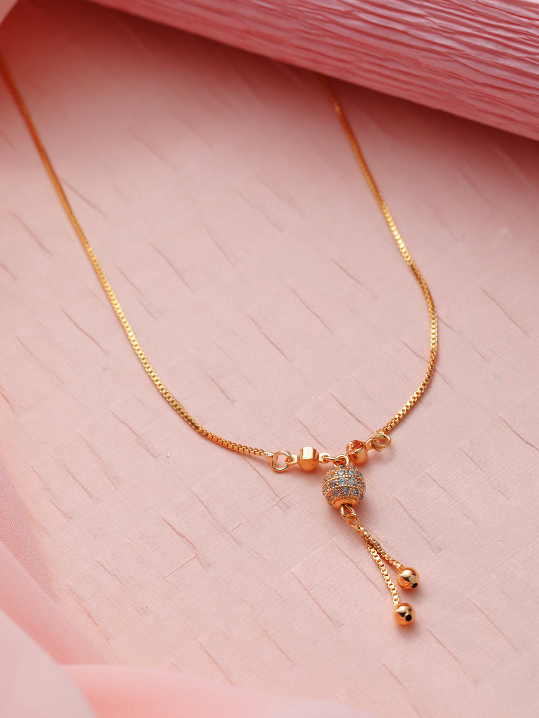 Shaurya rose gold Pendant Set