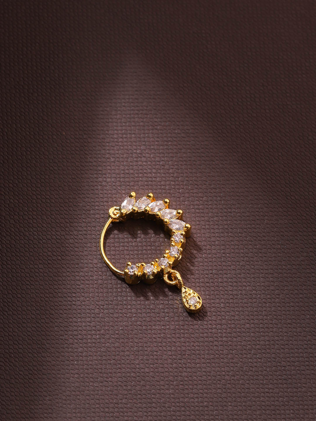 Buy Women's Nose Ring Gold Plated online at Trendia