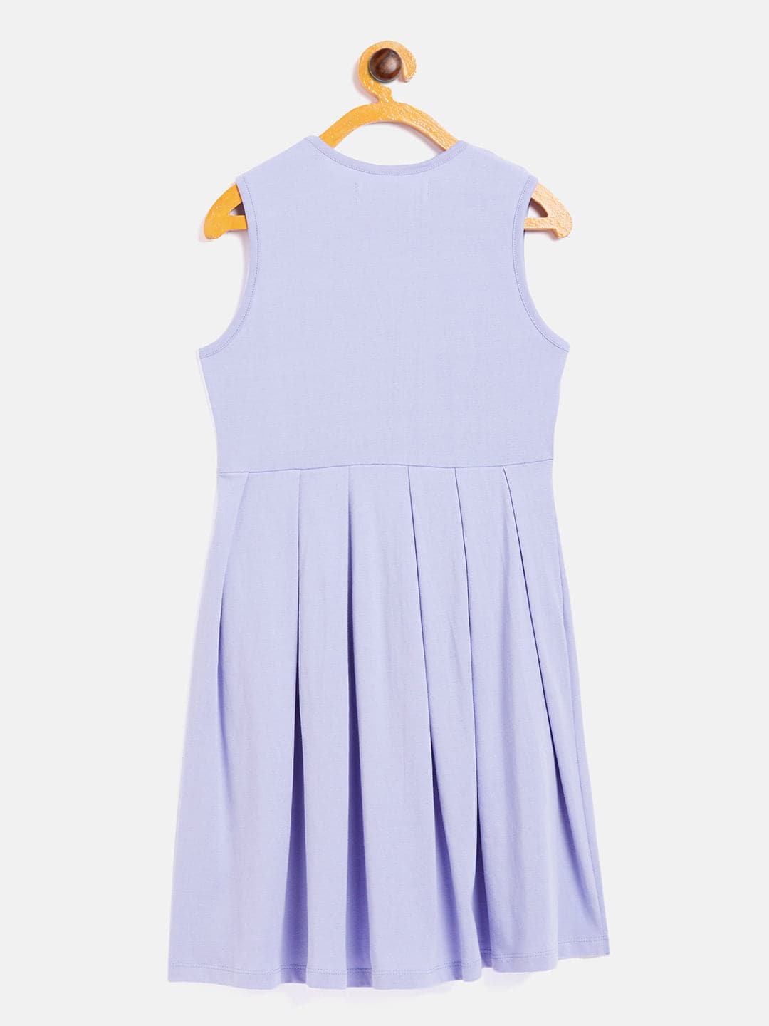 Girls Lavender Mean Girl Print Gather Dress - Lyush Kids