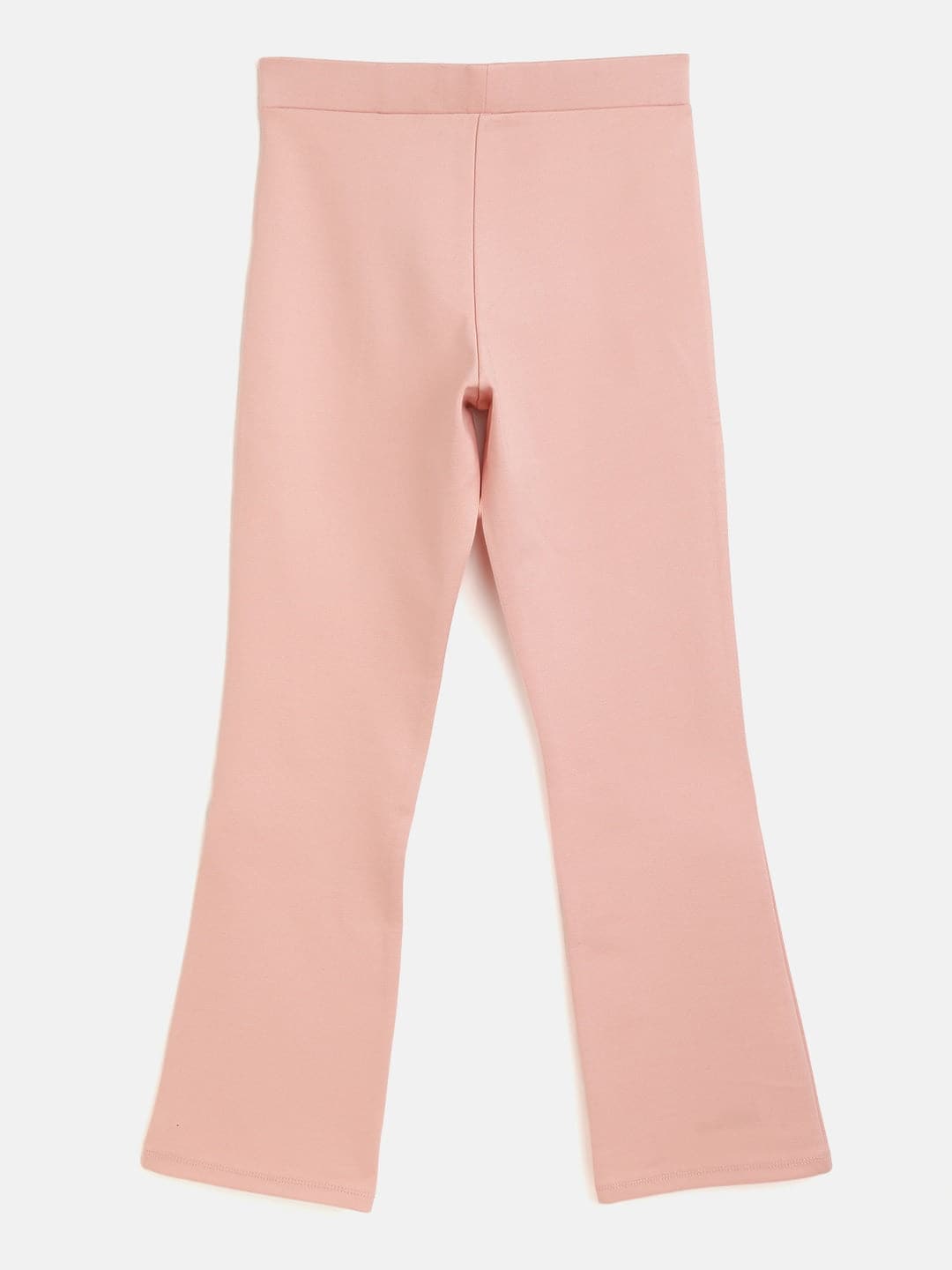 Girls Pink Bell Bottom Pants - Lyush Kids