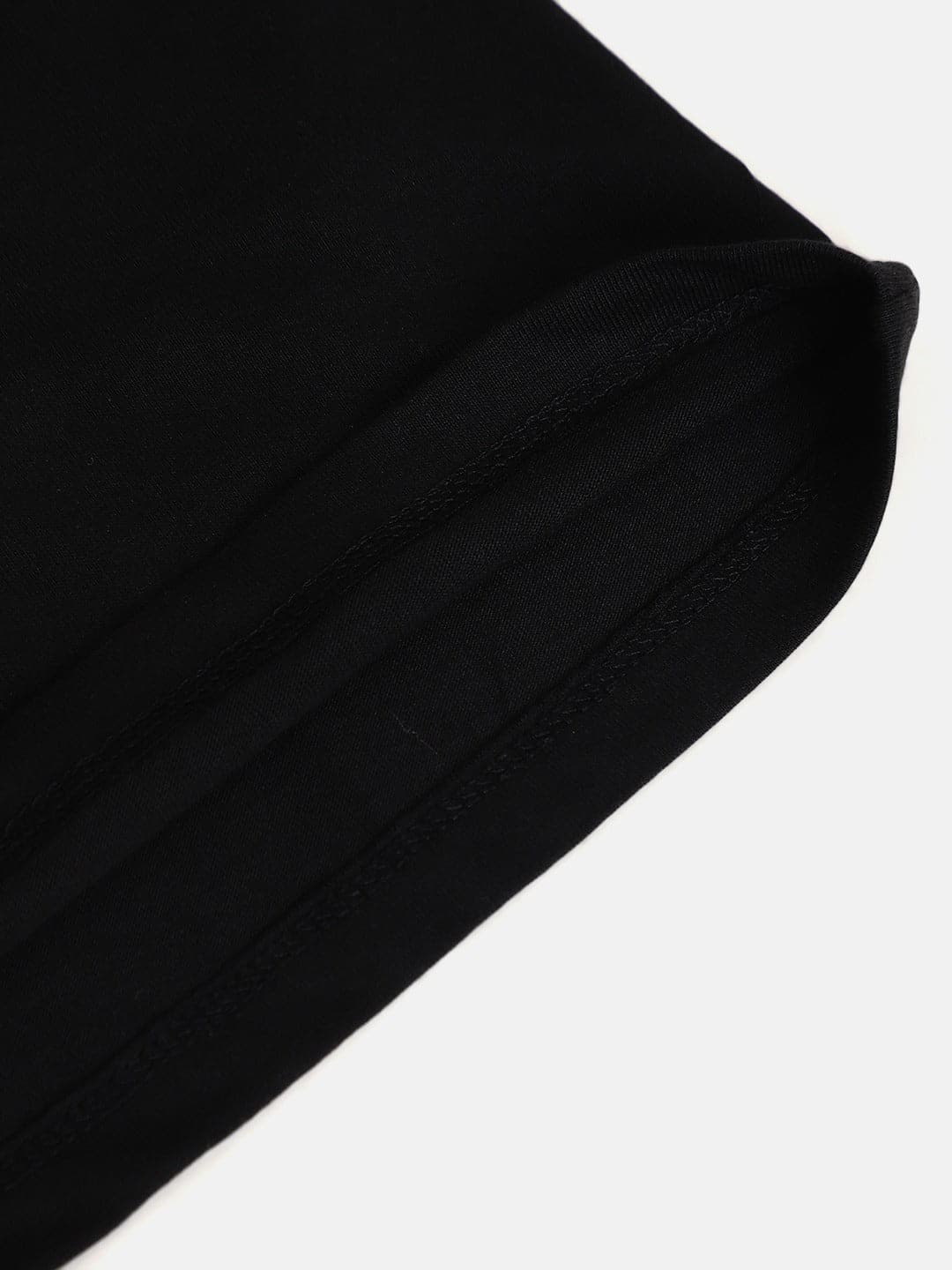 Girls Black Fashion 58 Full Sleeve Crop T-Shirt - Lyush Kids