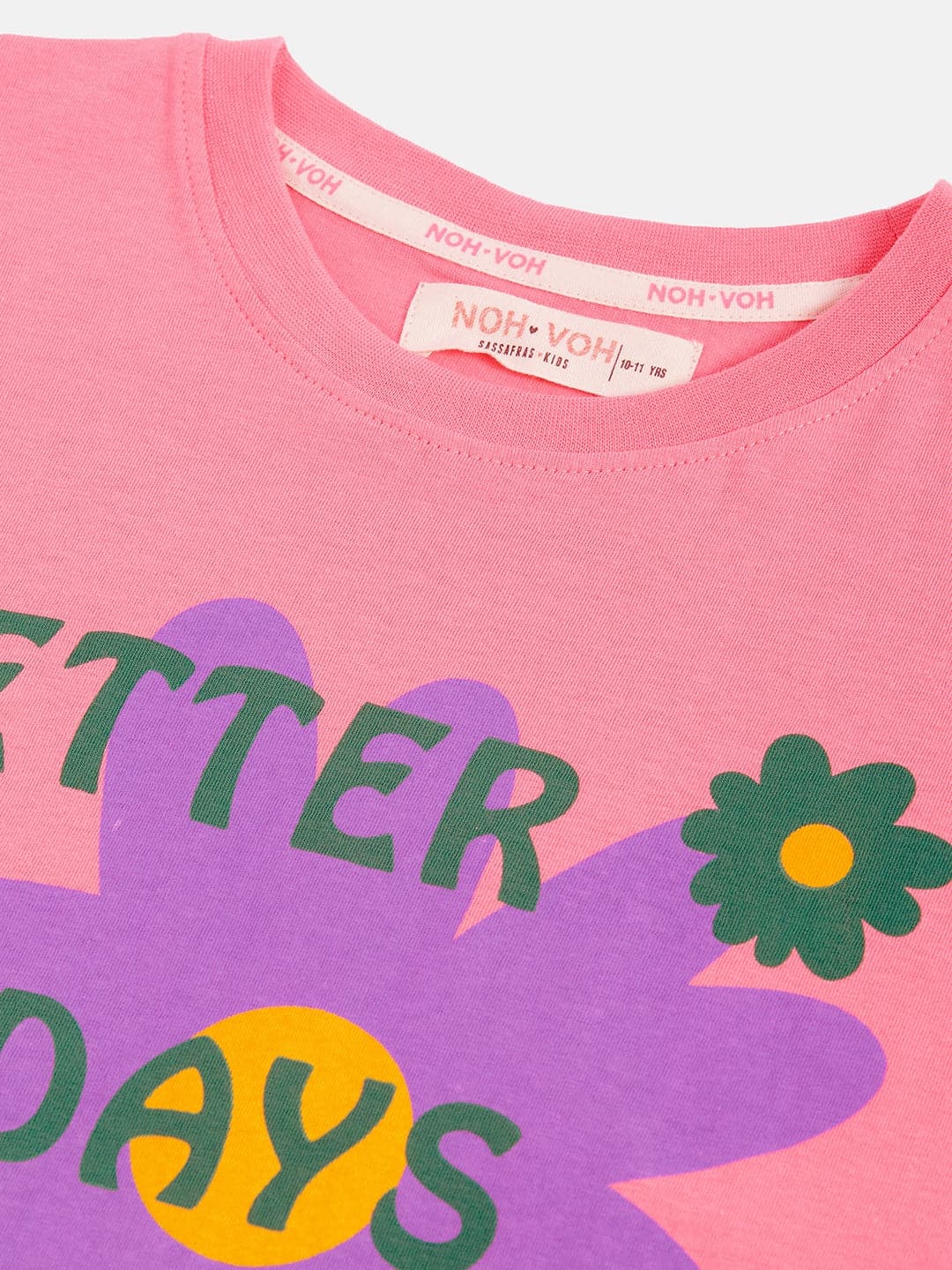 Girls Pink Better Days Ahead T-Shirt - Lyush Kids
