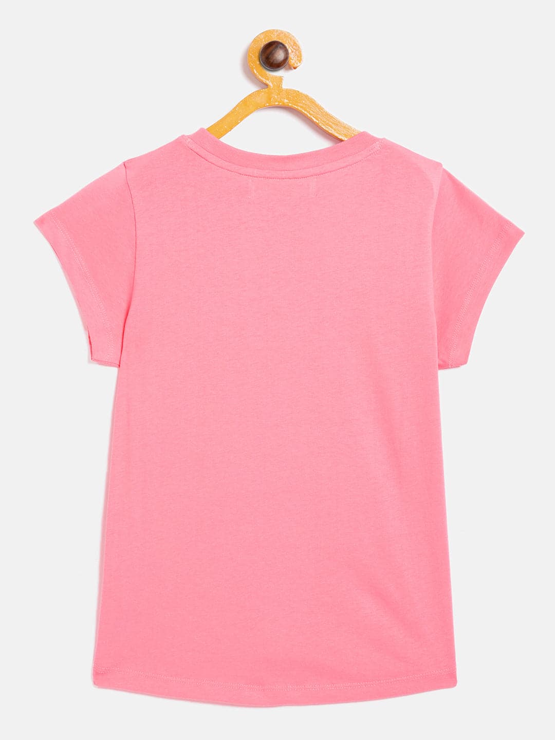 Girls Pink No One Cares T-Shirt - Lyush Kids