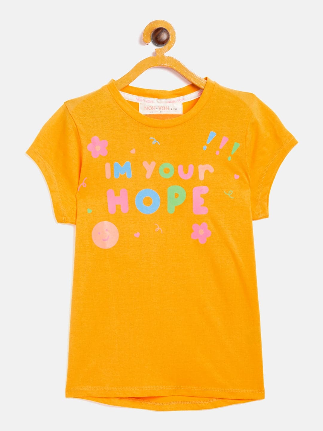 Girls Mustard I Am Your Hope T-Shirt - Lyush Kids
