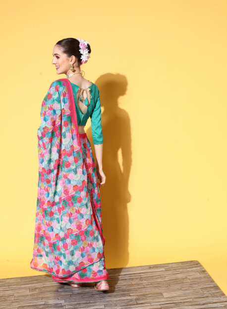 Women's Multi Colour Saree Collection - Dwija Fashion
