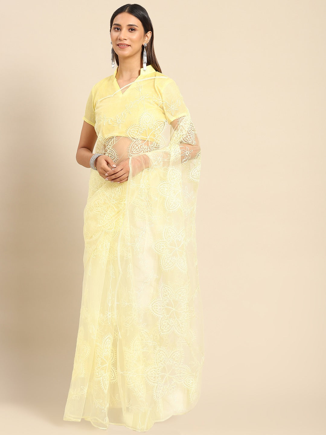 Women's Soft Net Designer Saree Collection - Dwija Fashion