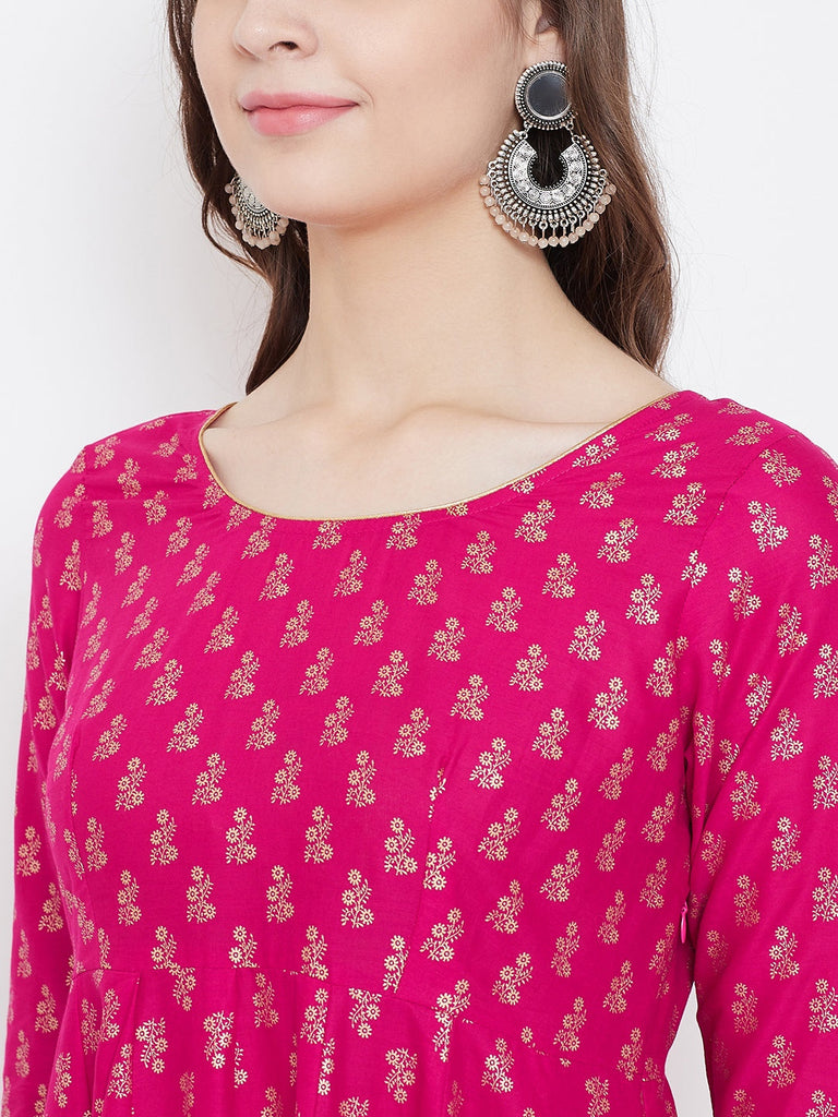 Women's Cotton Stylish Anarkali Kurta