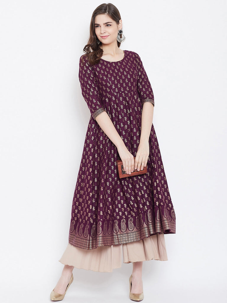 Women's Cotton Stylish Anarkali Kurta