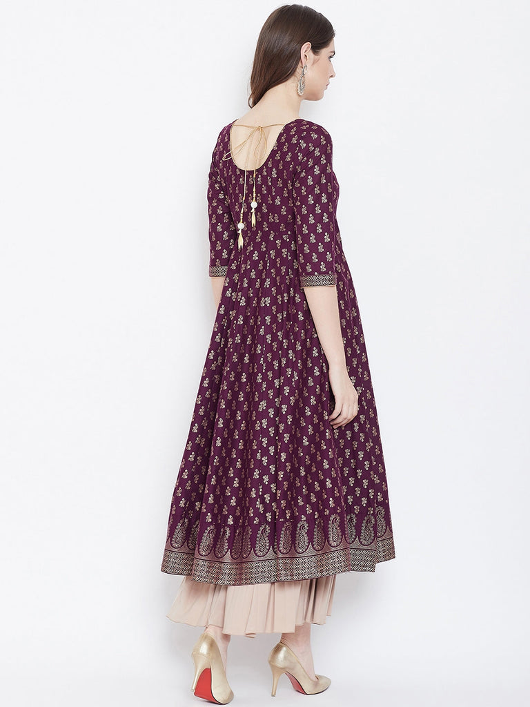 Women's Cotton Stylish Anarkali Kurta