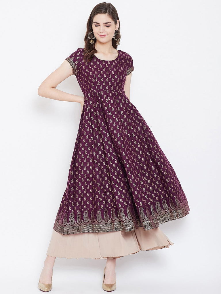 Women's Cotton Stylish Anarkali Kurta