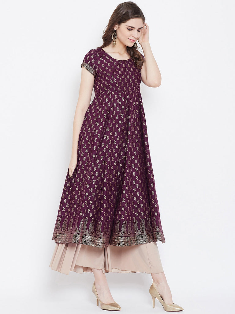 Women's Cotton Stylish Anarkali Kurta