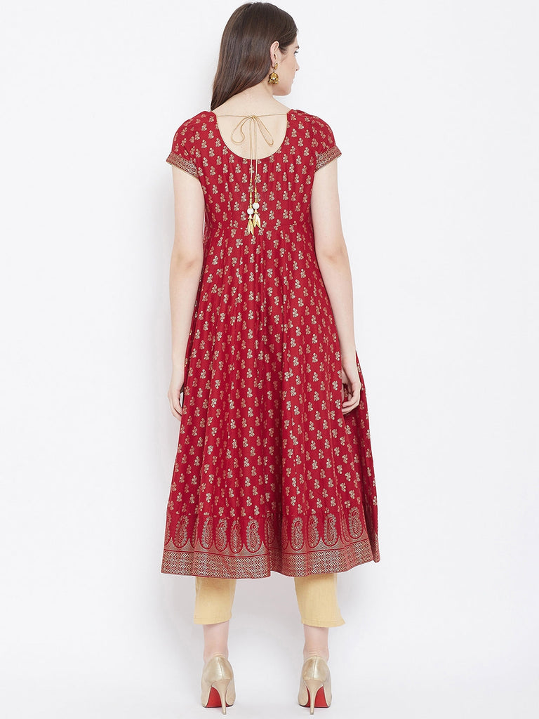 Women's Cotton Stylish Anarkali Kurta
