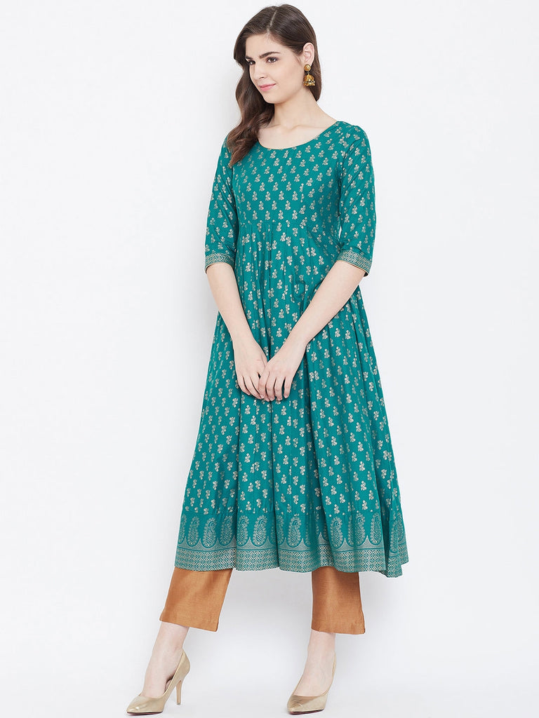 Women's Cotton Stylish Anarkali Kurta