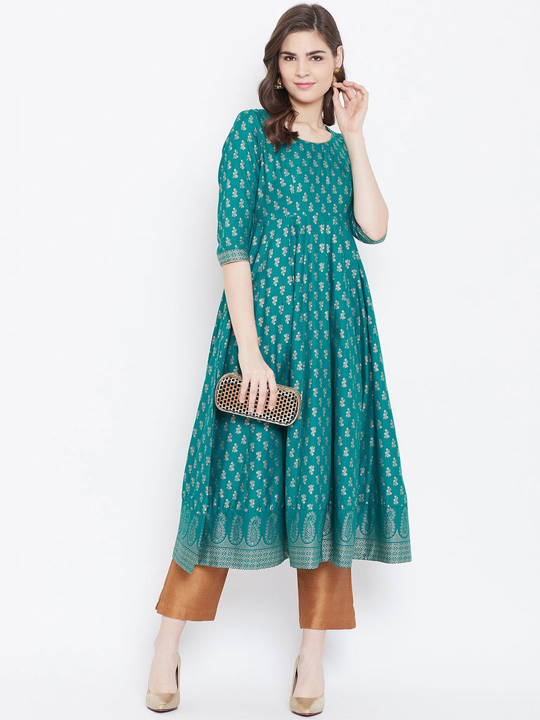 Women's Cotton Stylish Anarkali Kurta