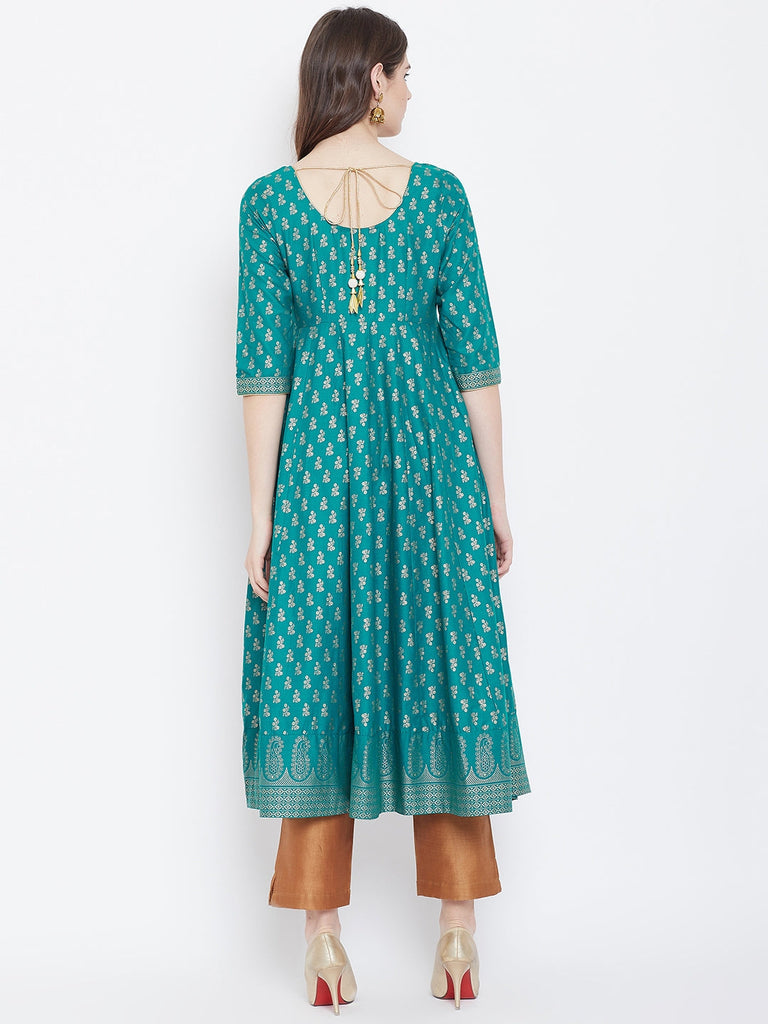 Women's Cotton Stylish Anarkali Kurta