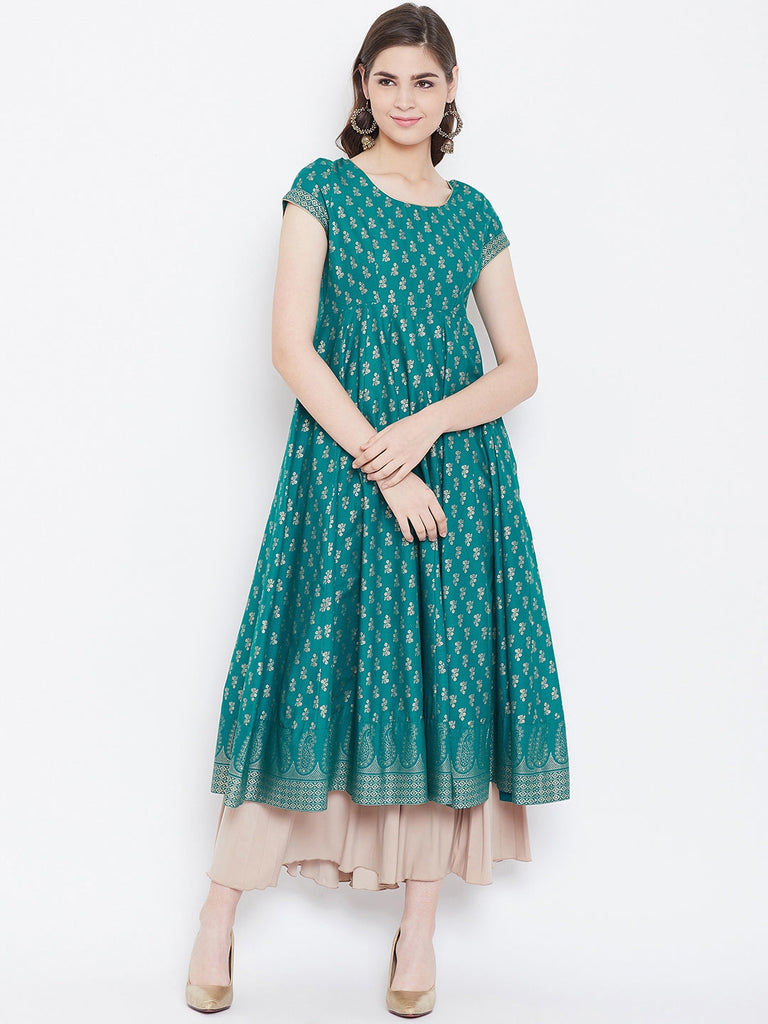 Women's Cotton Stylish Anarkali Kurta