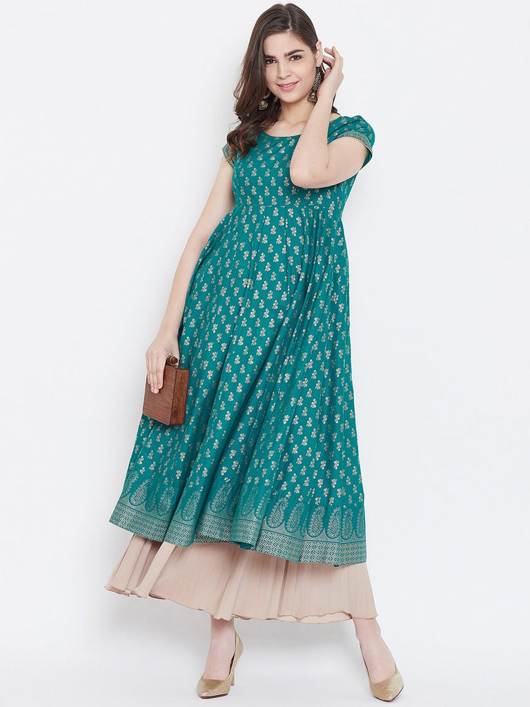 Women's Cotton Stylish Anarkali Kurta