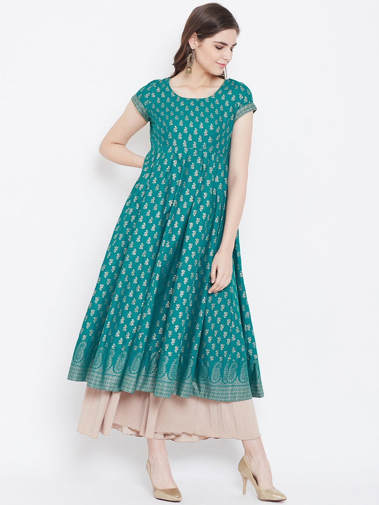 Women's Cotton Stylish Anarkali Kurta