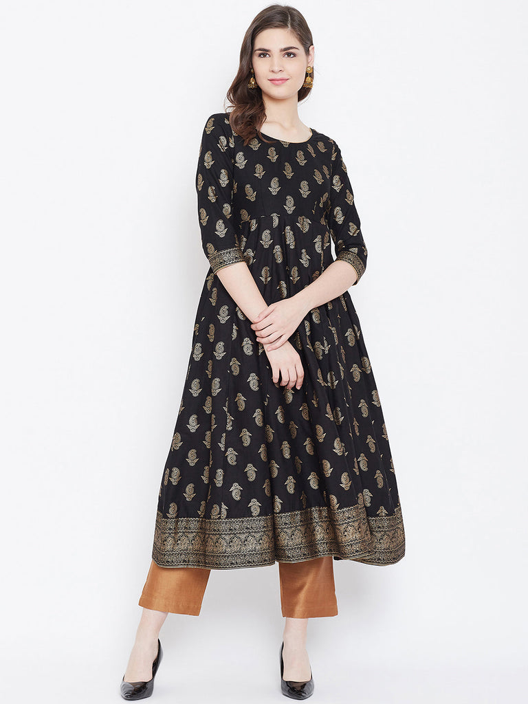Women's Cotton Stylish Anarkali Kurta