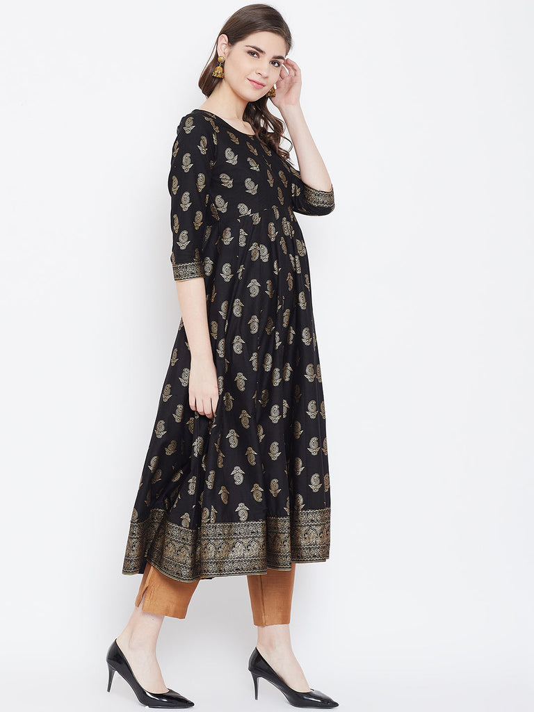 Women's Cotton Stylish Anarkali Kurta