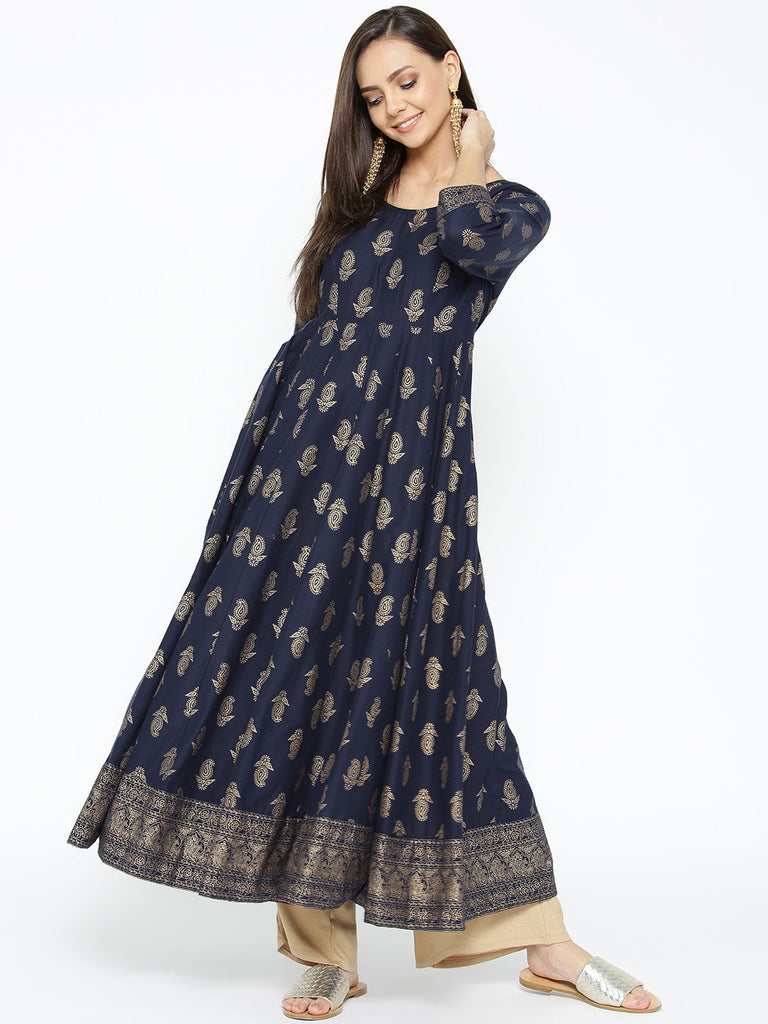 Women's Cotton Stylish Anarkali Kurta