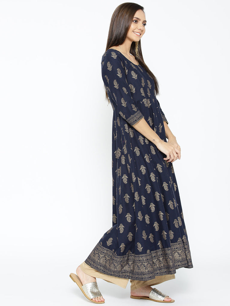 Women's Cotton Stylish Anarkali Kurta