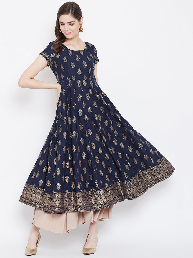 Women's Cotton Stylish Anarkali Kurta