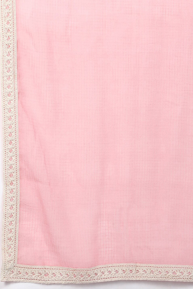 Women's Polyester Printed Kurta Pant Dupatta Set - Ahika