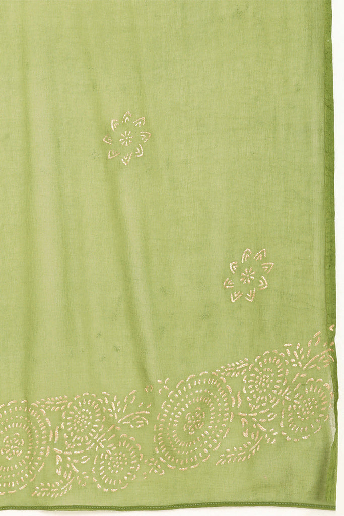 Women's Poly Silk Solid Kurta Pants With Dupatta Set
