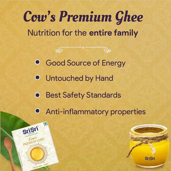 Cow's Premium Ghee, 500ml - Sri Sri Tattva