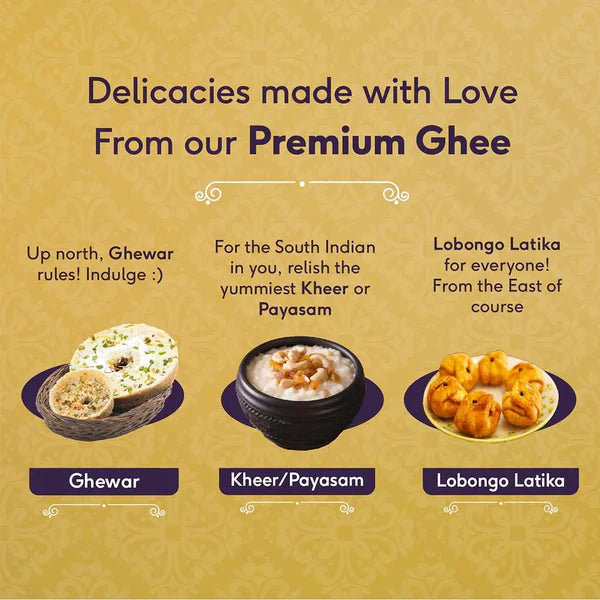 Cow's Premium Ghee, 500ml - Sri Sri Tattva
