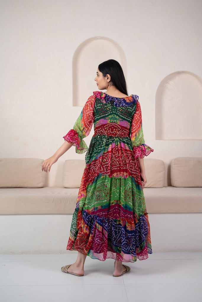 WomenÃ¢â‚¬â„¢S Bandhani Print Gown