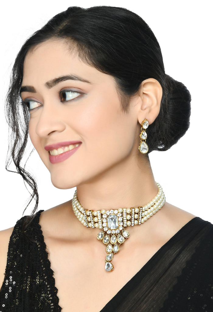 Trendia Latest Design Necklace Set Mangal