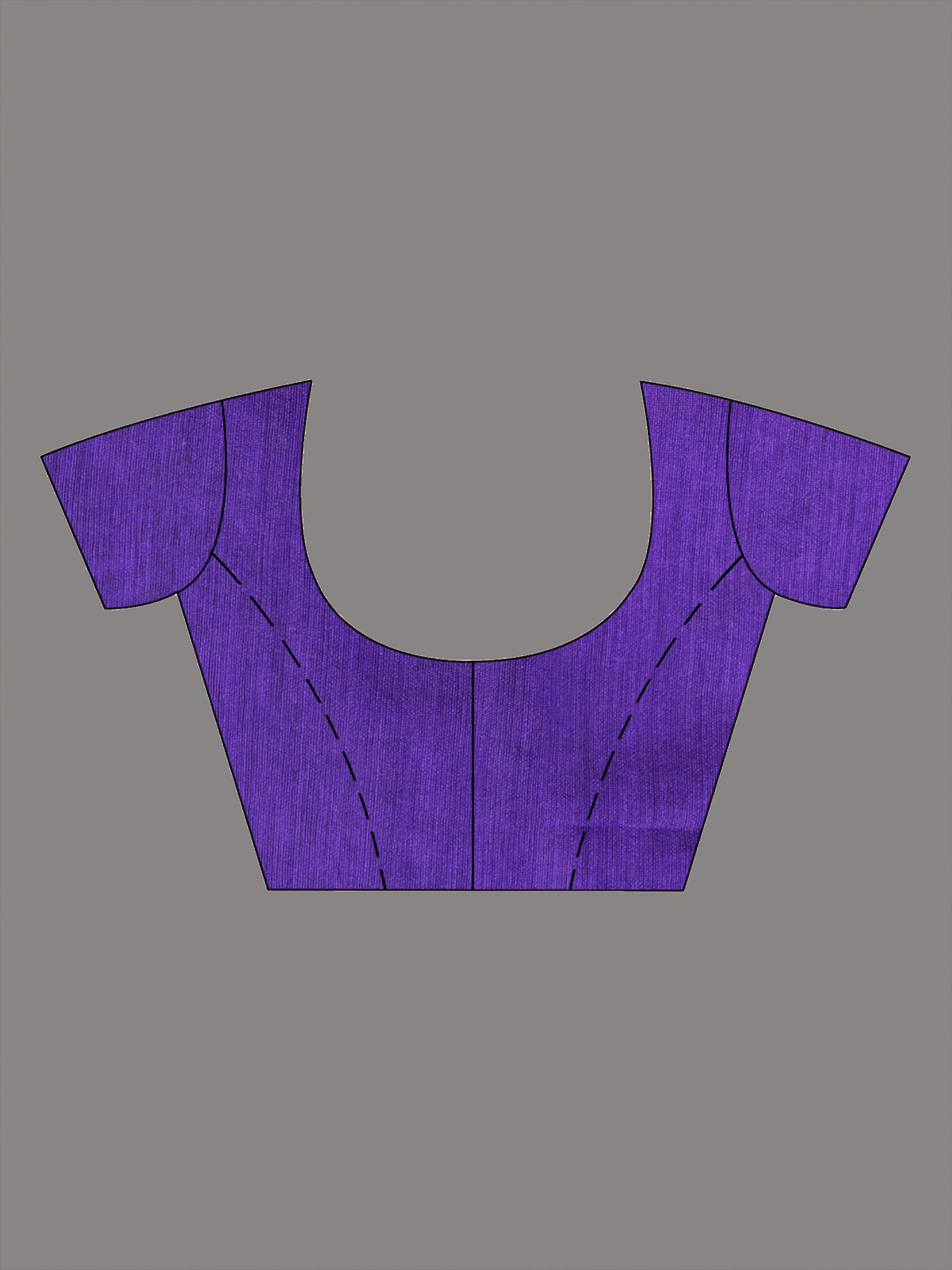 Women's Purple Woven Designed Silk Saree With Golden Flower Motif Work - In Weave Sarees