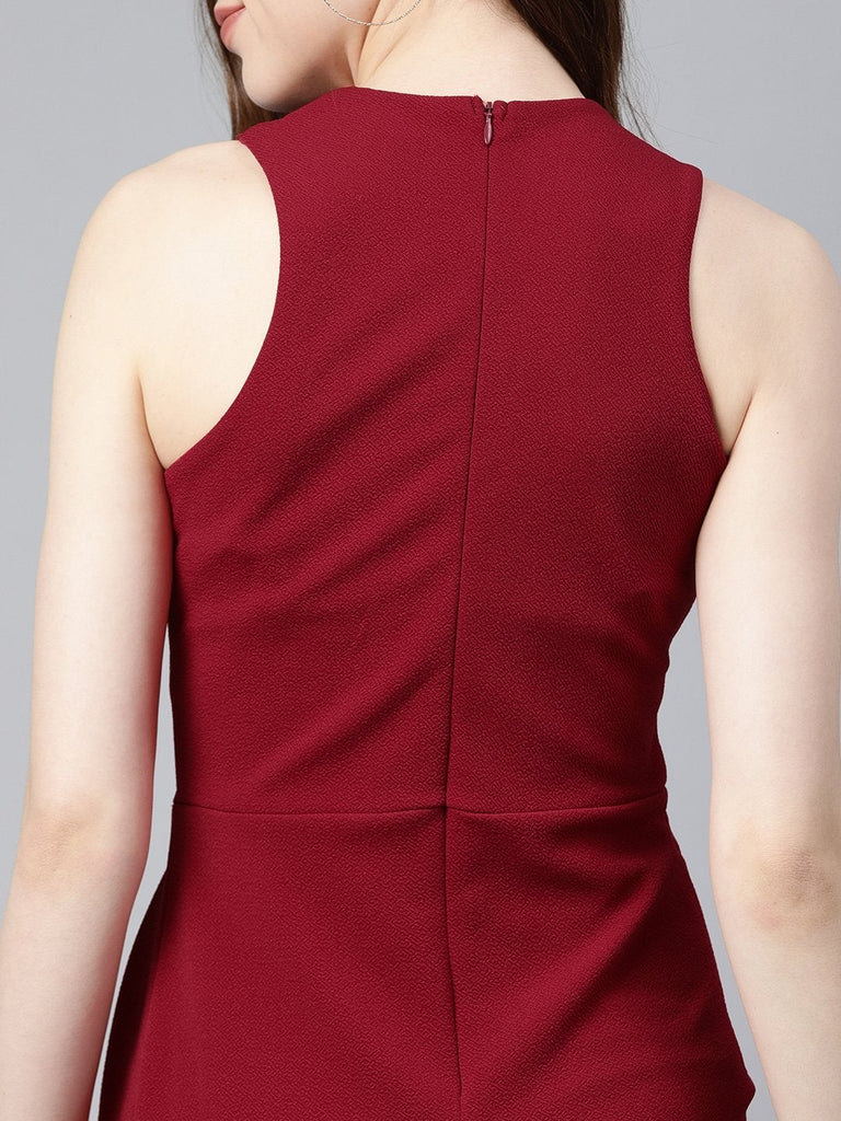 Women's Wine Halter Maxi
