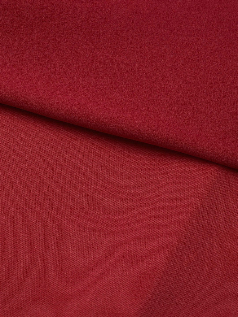 Women's Red Strappy Frill Tiered Maxi