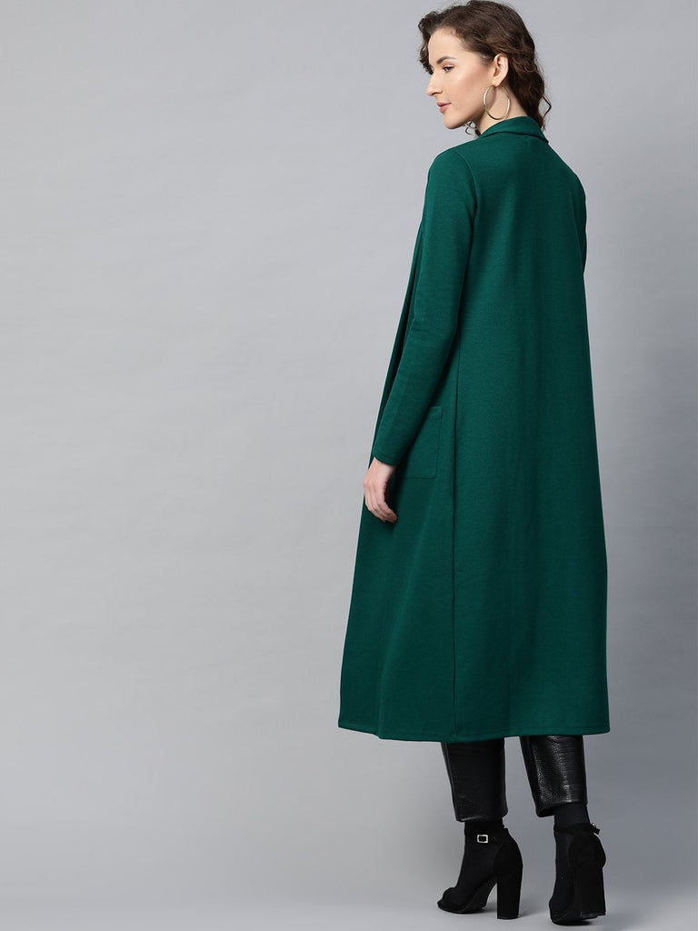 Women's Emerald Rib Front Open Longline Shrug