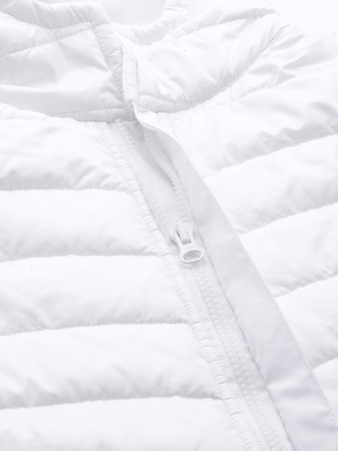 Women's White Hooded Long Puffer Jacket - SASSAFRAS