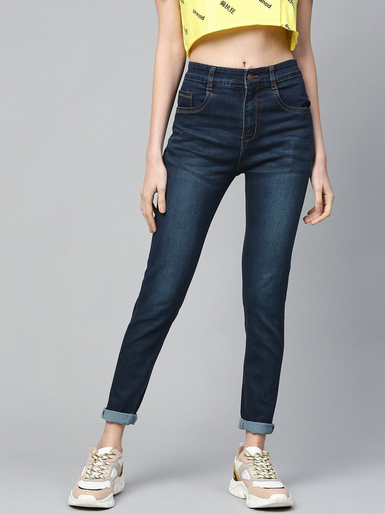 Women's Tint Blue Whisker Wash Jeans