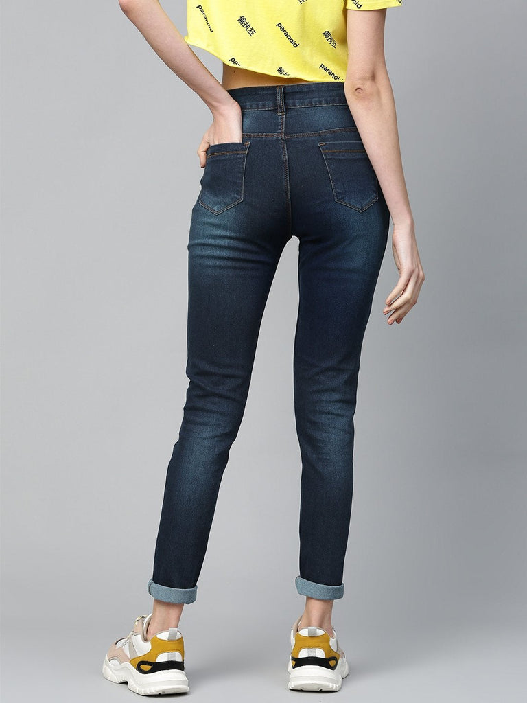 Women's Tint Blue Whisker Wash Jeans