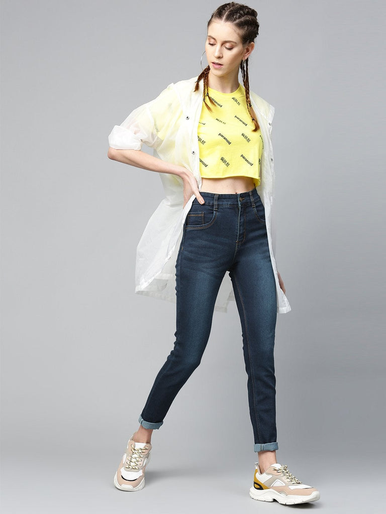 Women's Tint Blue Whisker Wash Jeans