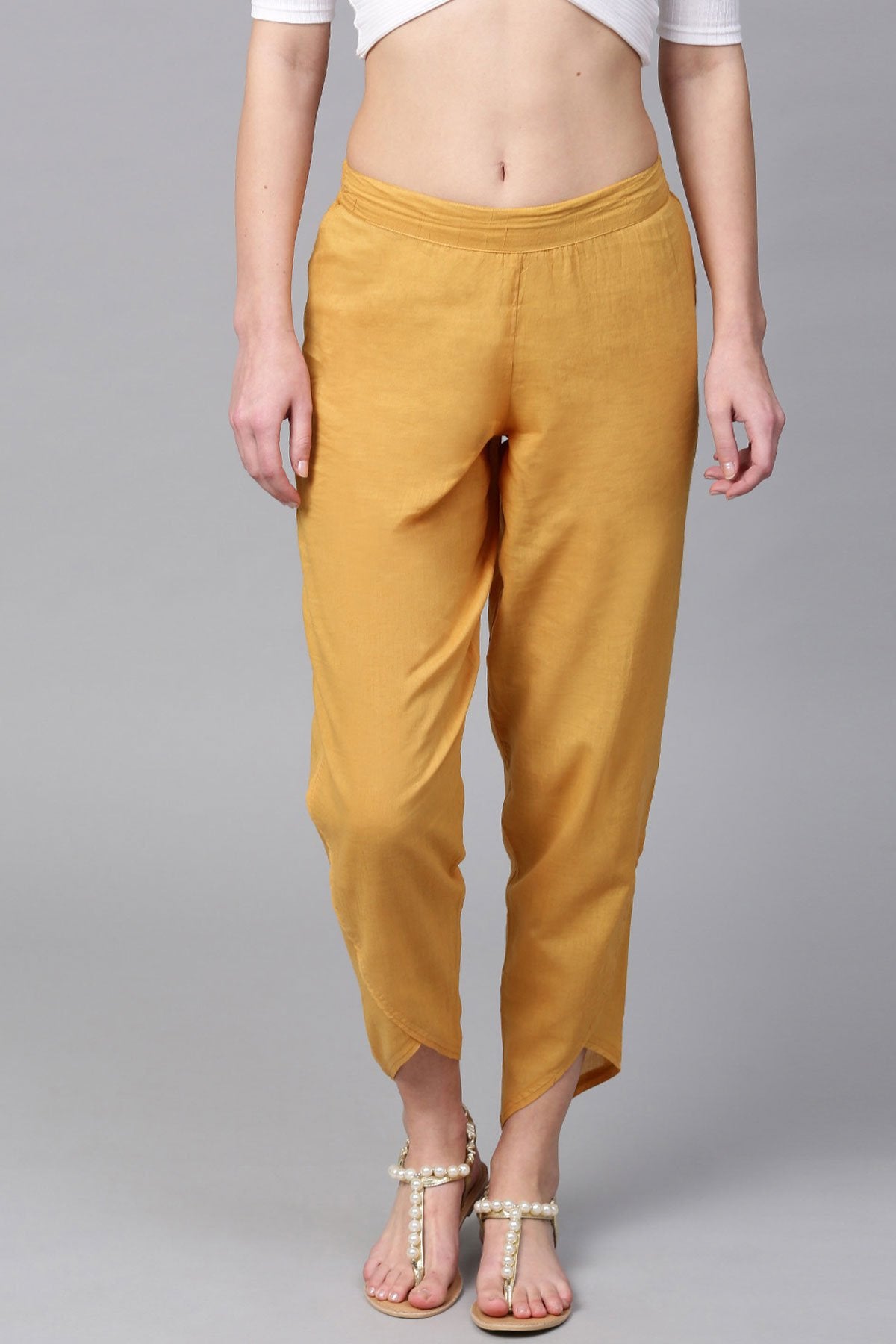 Women's Mustrad Dhoti Pants - SASSAFRAS