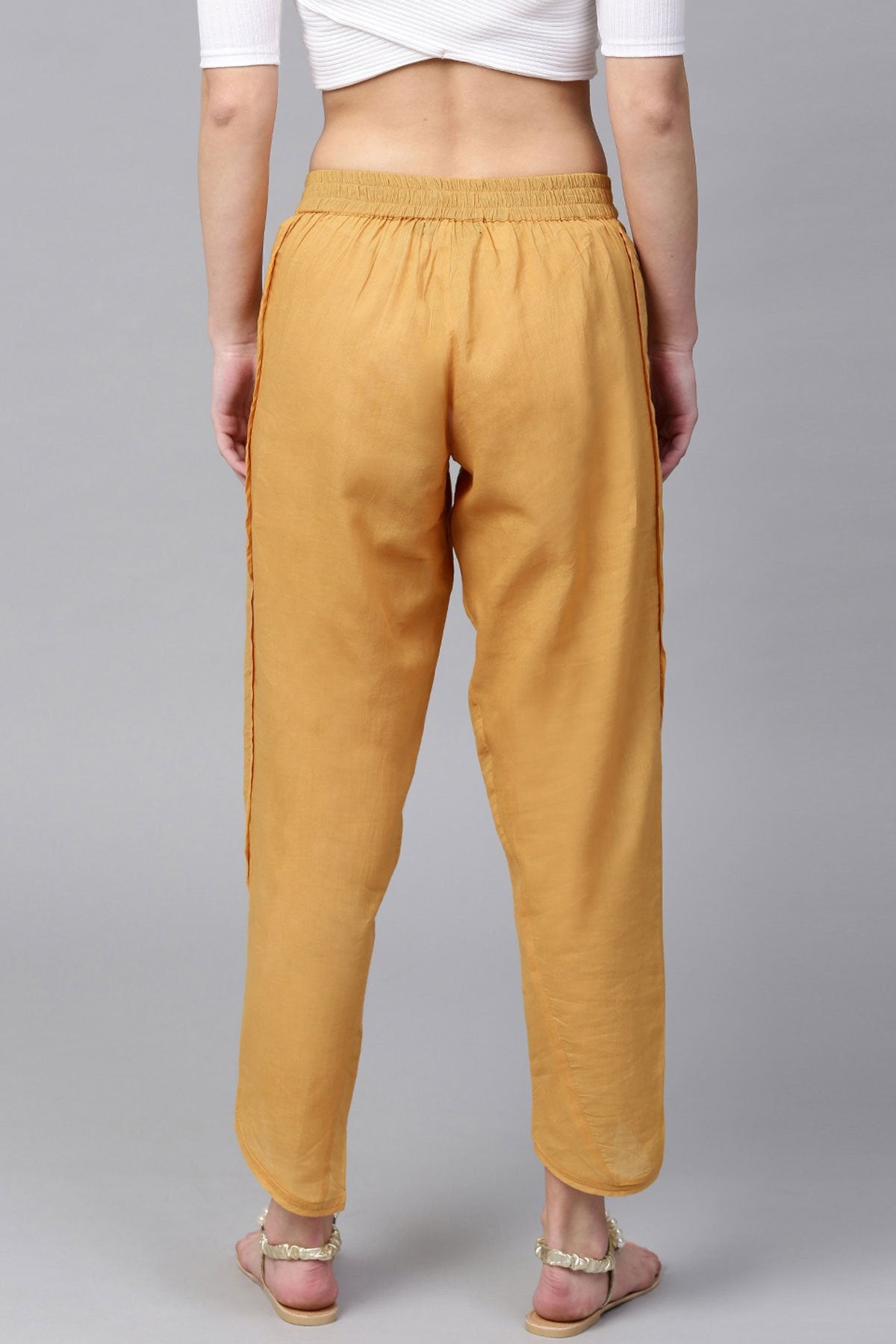 Women's Mustrad Dhoti Pants - SASSAFRAS