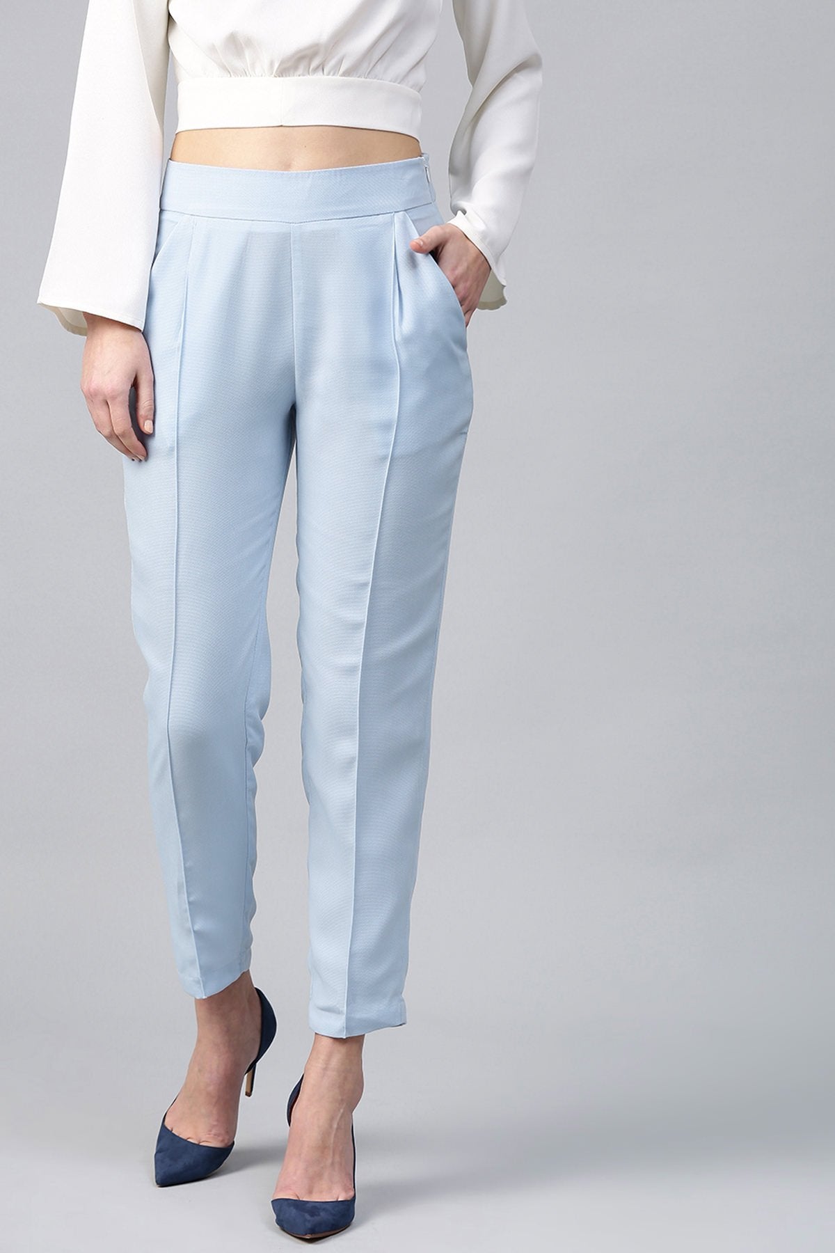 Women's Aqua Tapered Trouser - SASSAFRAS