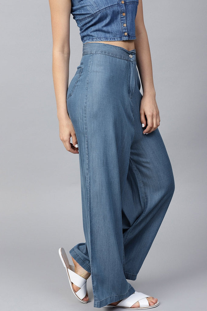 Women's Blue Denim Pants