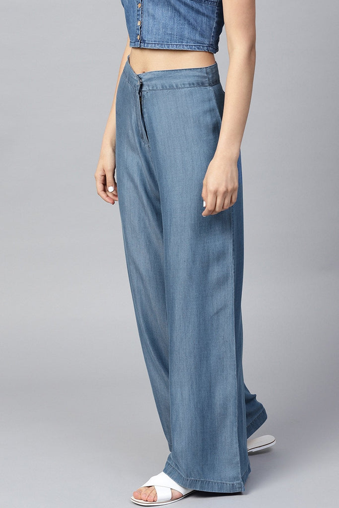 Women's Blue Denim Pants