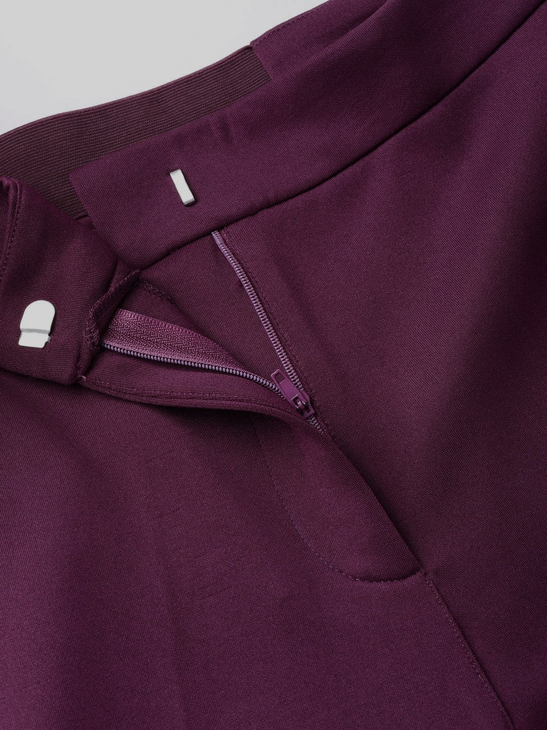 Women's Purple Tapered Pant - SASSAFRAS