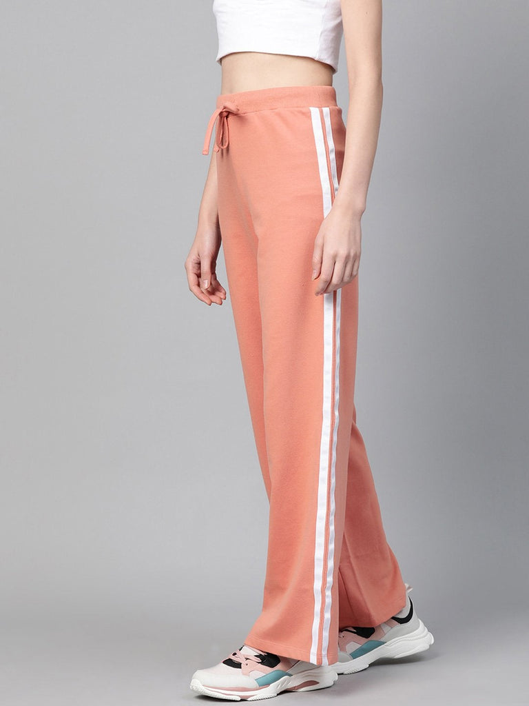 Women's Peach Terry Side Tape Drawstring Pants